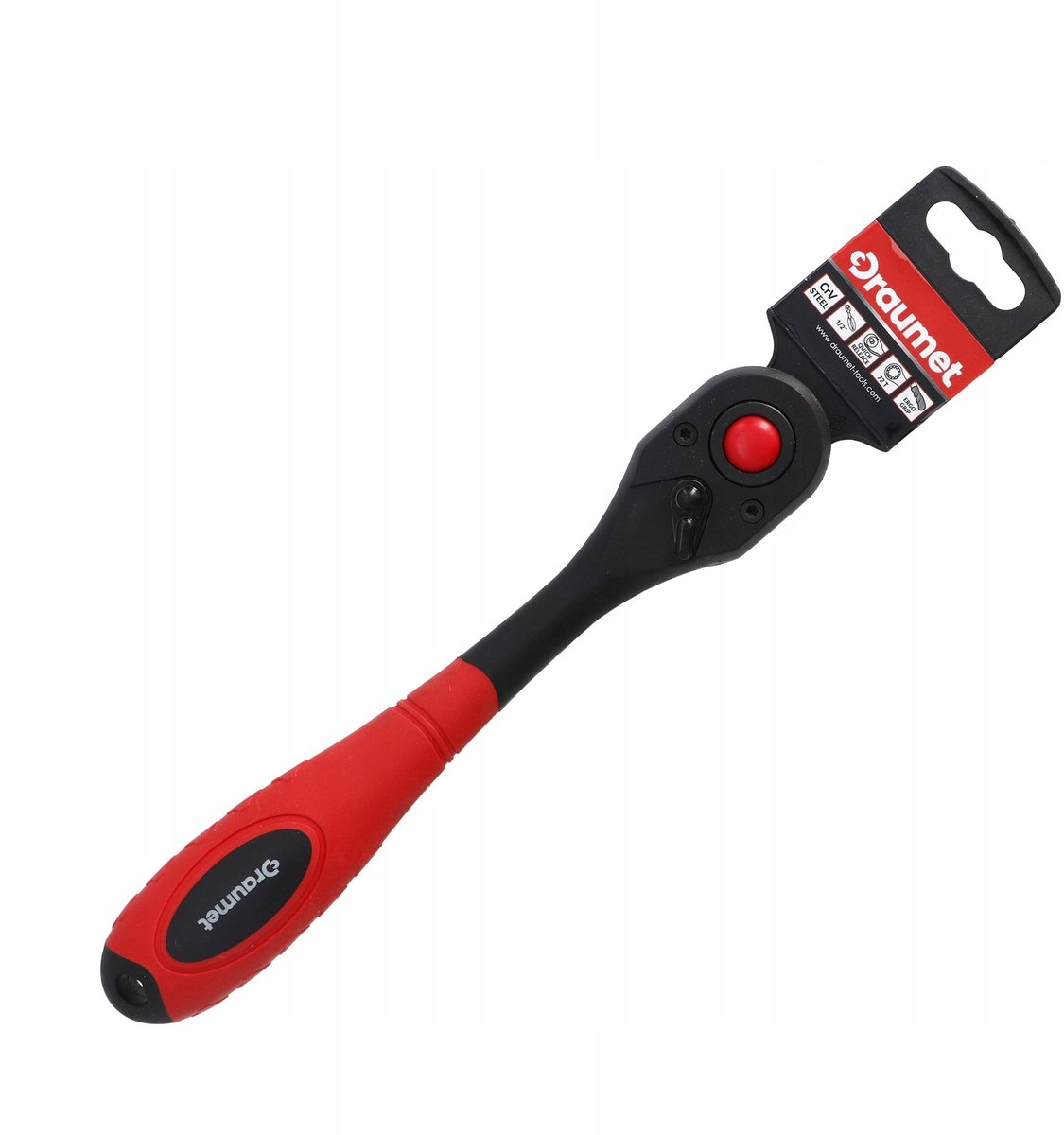 DRAUMET 1/2" Ratelsleutel SOFT CR-V - 72 Tanden