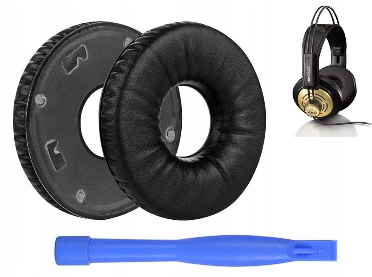 Vervangende Oorkussens voor AKG K121 K141 K142 Hoofdtelefoons - Zwart