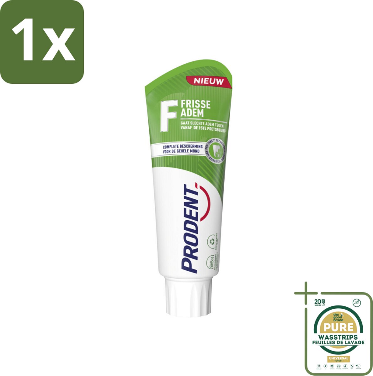 1 x Prodent – Tandpasta – Frisse Adem – Pro-Zinc Technologie- Koffie - Koffiezetapparaat - Koffiezetapparaat - Koffiezetapparaat