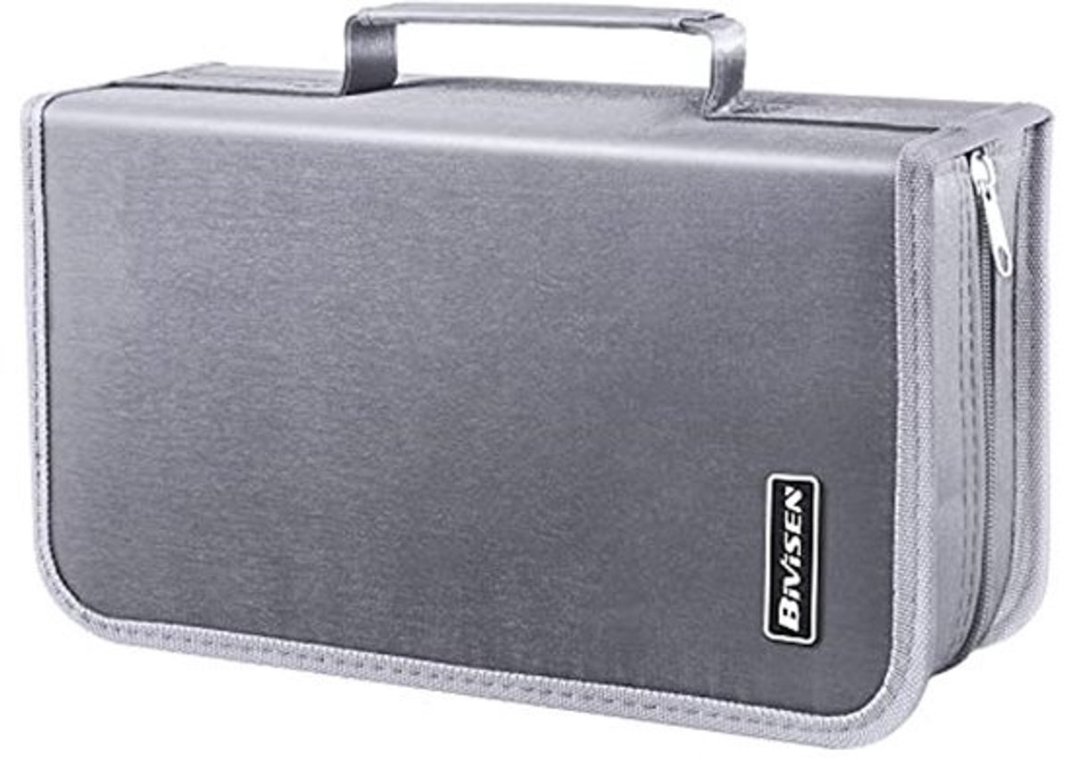 CD/DVD Case Houder met 128 Capaciteit - Media Organizer voor CD's en DVD's
