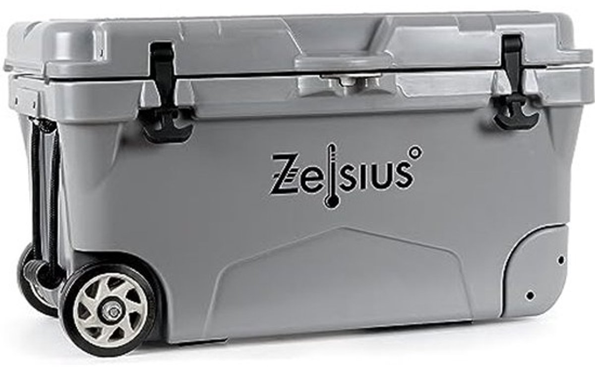 Koelbox 50 liter met wielen voor auto, camping en outdoor activiteiten