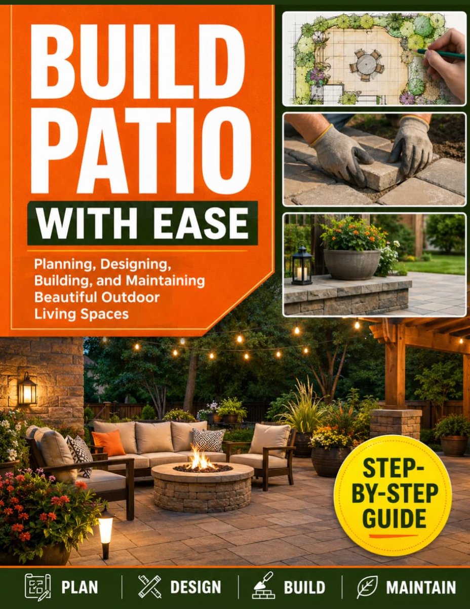 Build a Patio with Confidence: Planning, Designing, Building, and Maintaining Beautiful Outdoor Living Spaces - ShopVlot