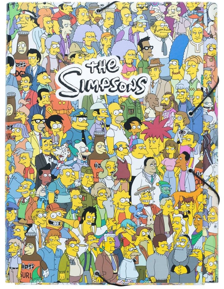 Grupo Erik The Simpsons - Premium Elastomap - Multicolours