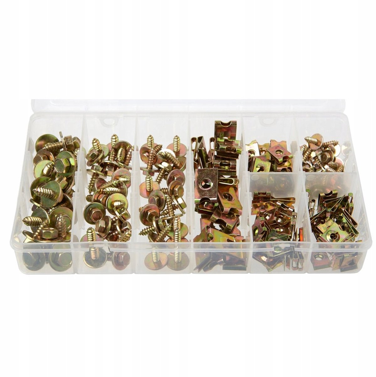 160-delige Automobiel Schroefset met Metalen Clips