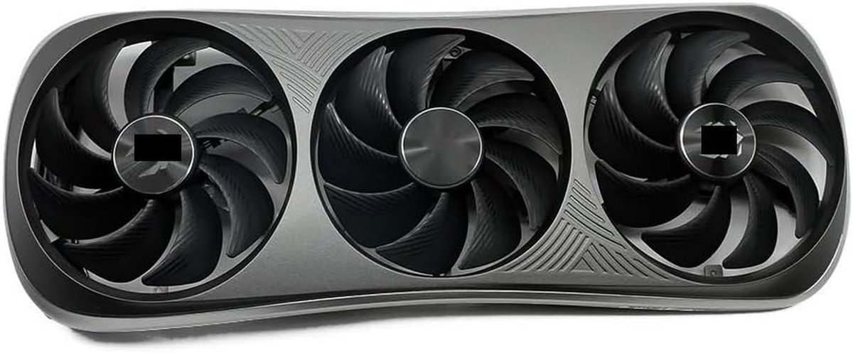Grafische Kaart Ventilator - PC Koeler - Component Vervanging - Drie Fans - 18-Inch - Zwart