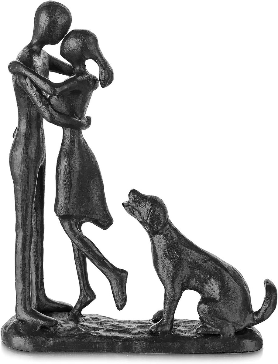 Unieke ijzeren verjaardagscadeaus voor haar - Romantische sculptuur voor koppels, perfect als cadeau voor vriendin, vrouw of speciale gelegenheden zoals bruiloften en kerst.