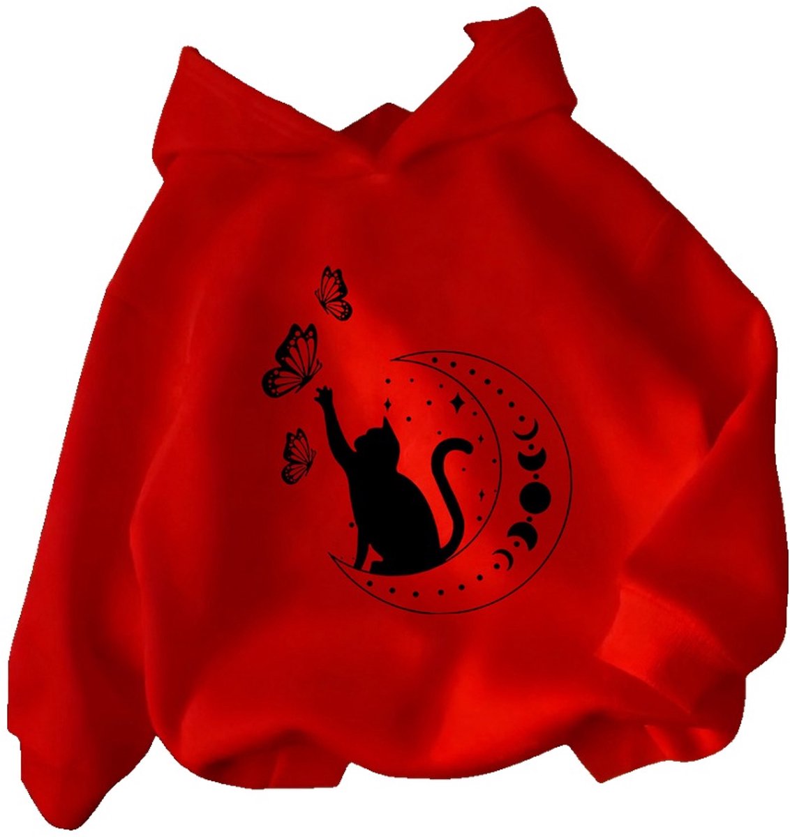 Currero Hoodie Meisjes Warme Hoodie Met Capuchon Comfortabele Sweater Meisje Casual Trui Pullover Meisjestrui 13-14 Jaar Rood