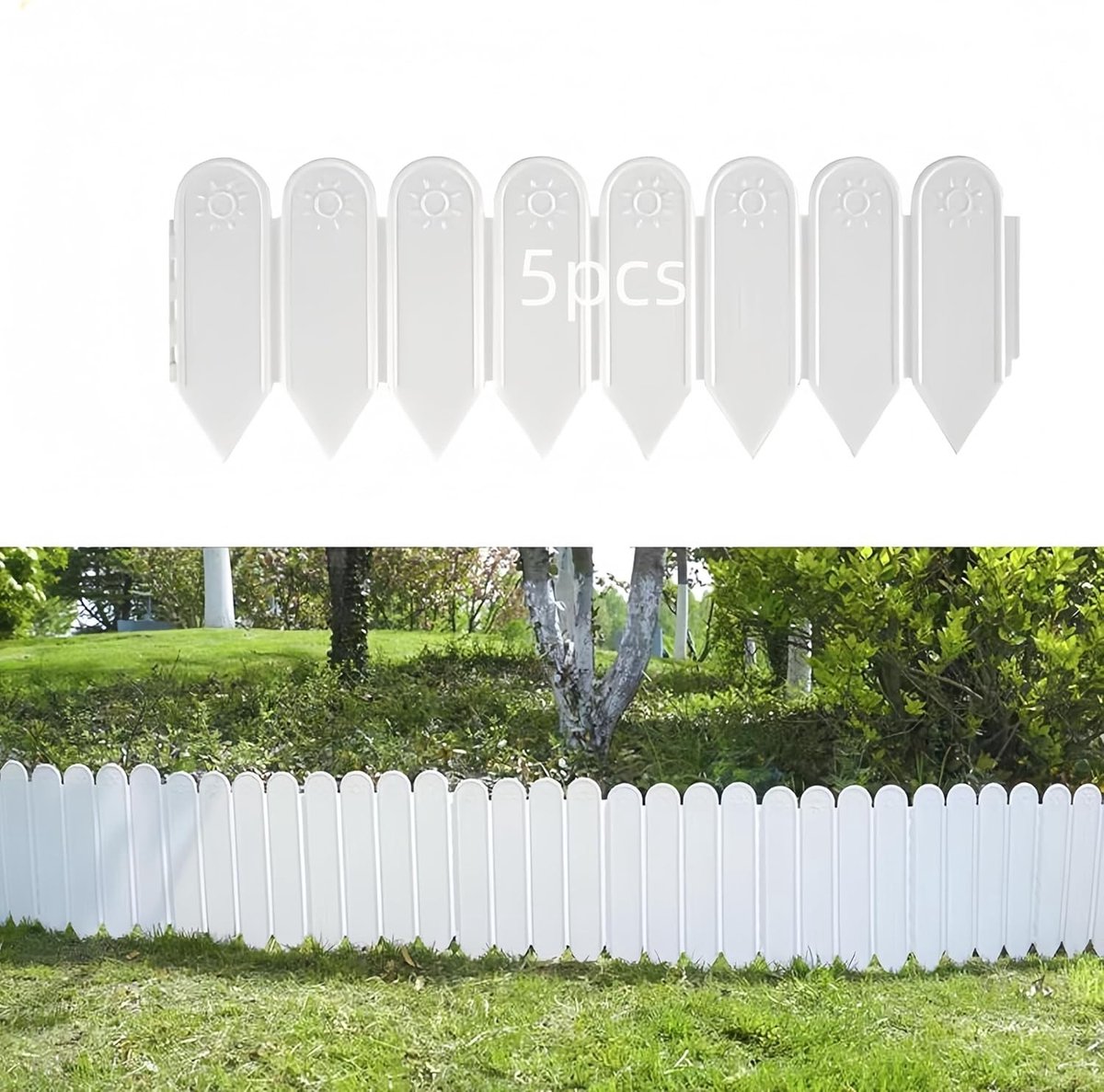 Tuinscheiding van kunststof voor borders, gazon en bloemenbedden - Ideaal voor landschapsarchitectuur en tuinontwerp