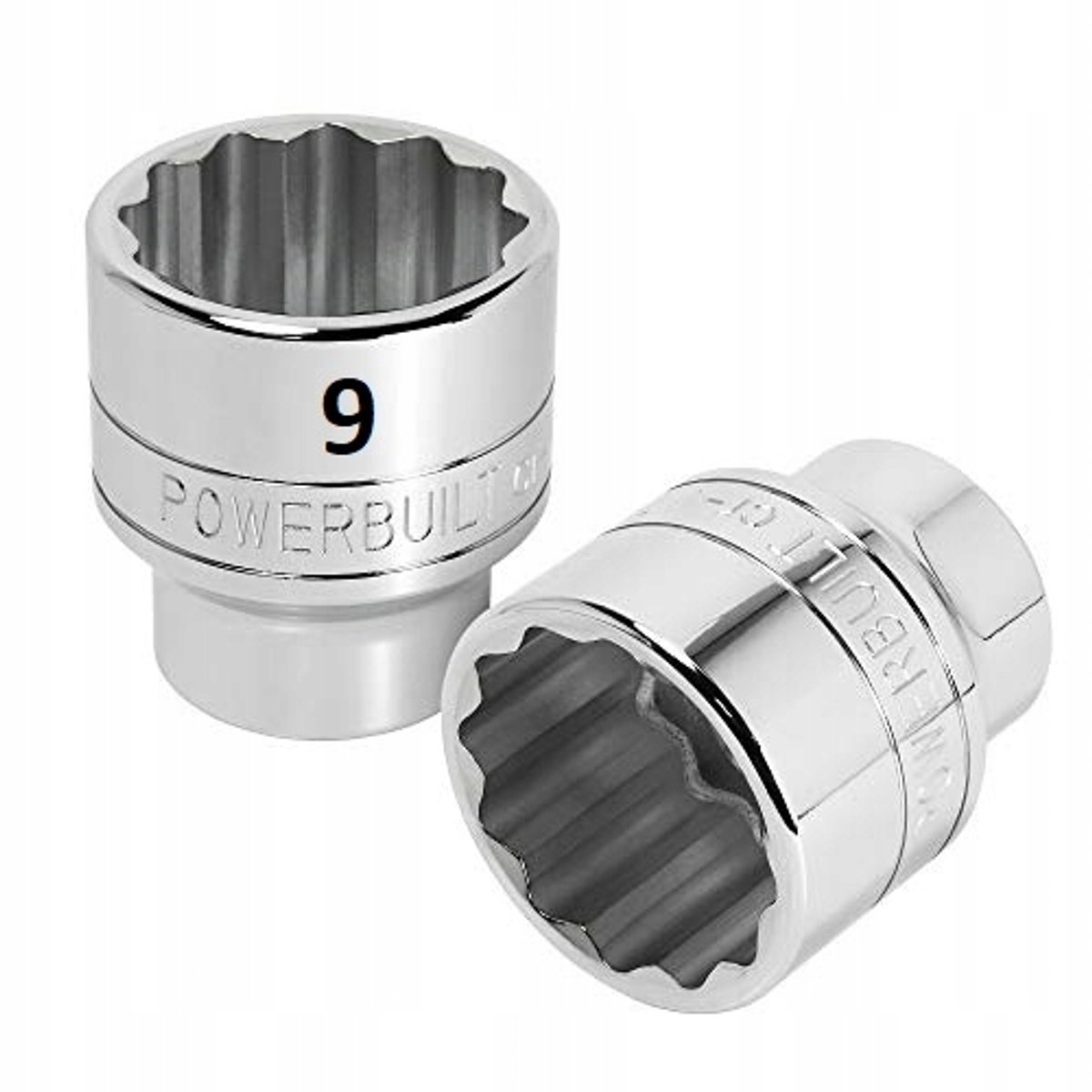 12-kantige dopsleutel 3/8" 9mm - Hoge Kwaliteit CrV Staal