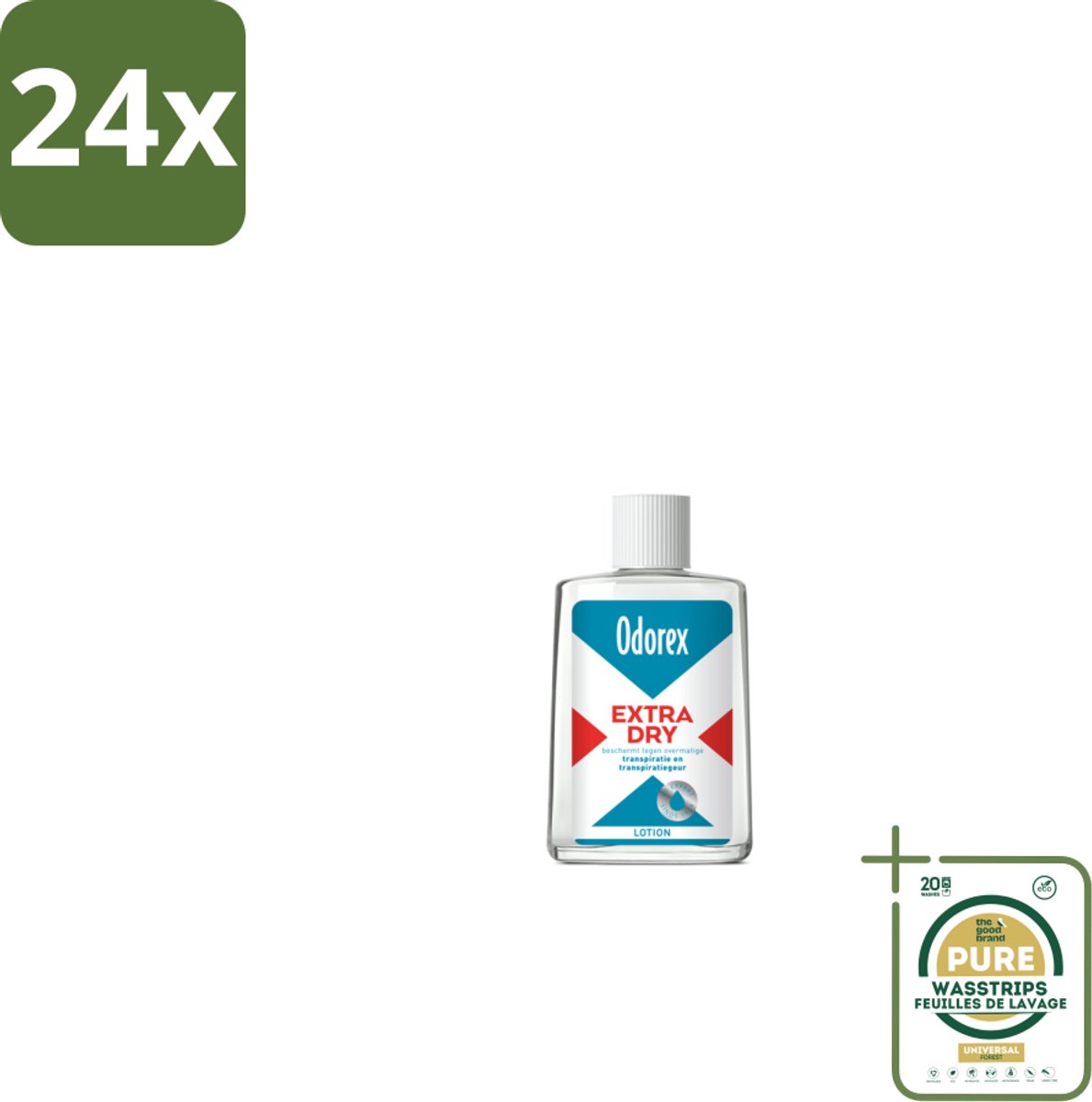 Odorex Extra Dry Lotion 50 ml - Voordeelverpakking - 24 stuks - Zweetgeur - Deodorant