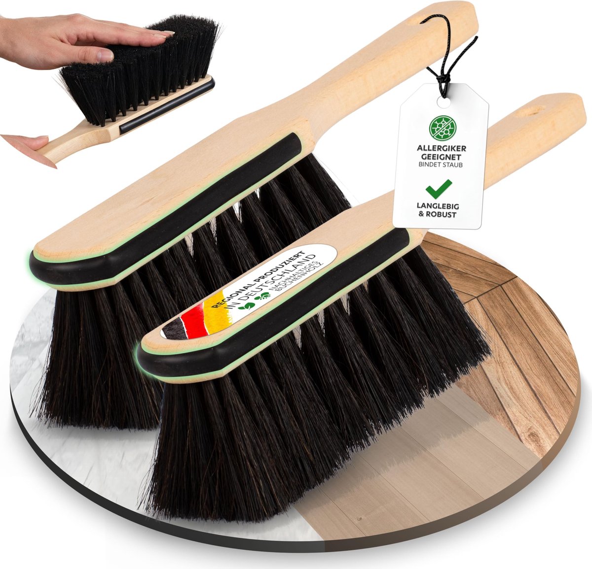 Elzusha - Premium Handveger van 30 cm met Randbescherming