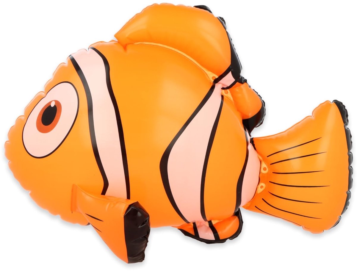 Elzusha - Opblaasbare Clownvis 43 cm - Speelgoed voor Binnen en Buiten