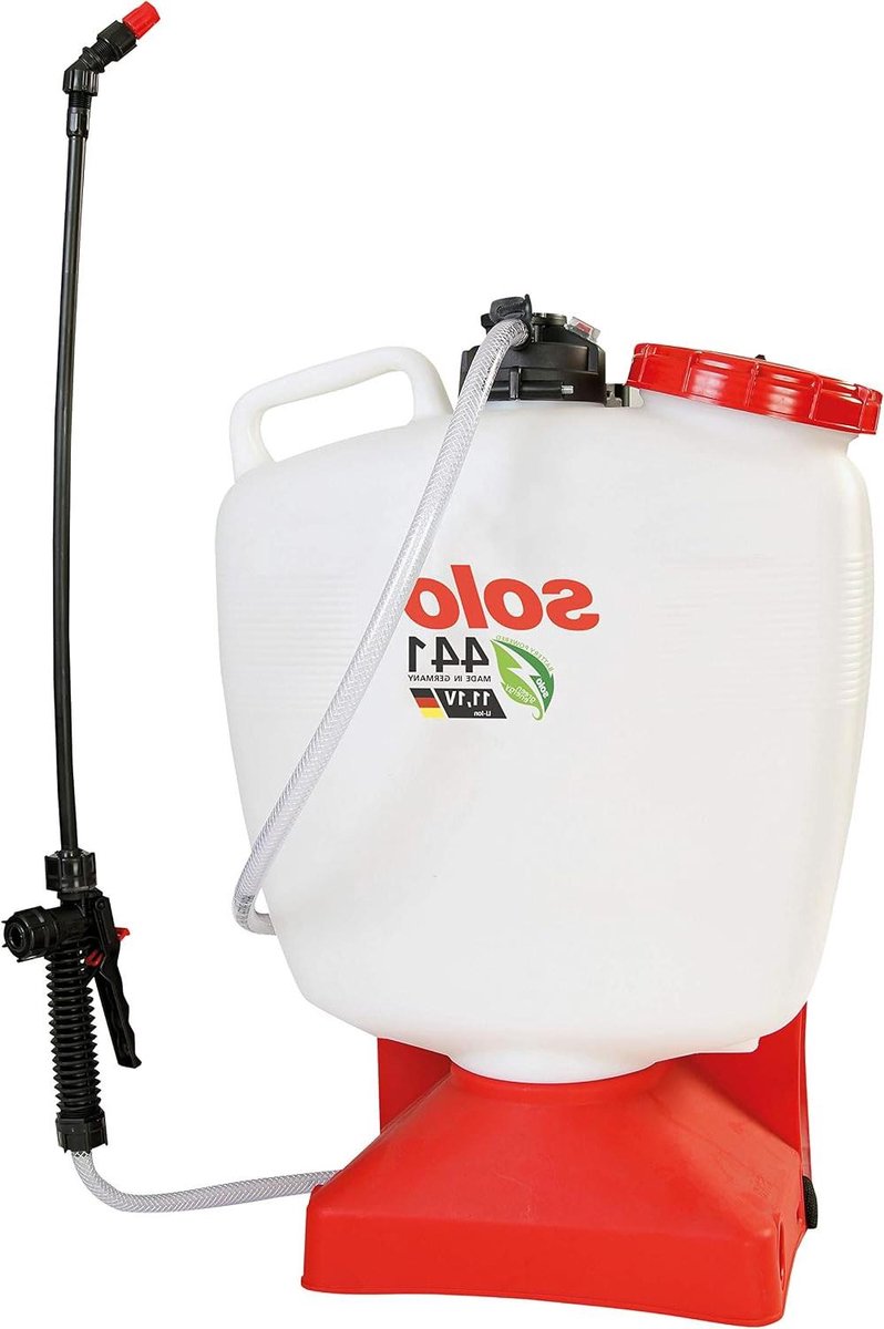 Accu rugspuit - Drukspuit - Planten verzorgen - Lichtgewicht ontwerp - 16 liter inhoud - Wit