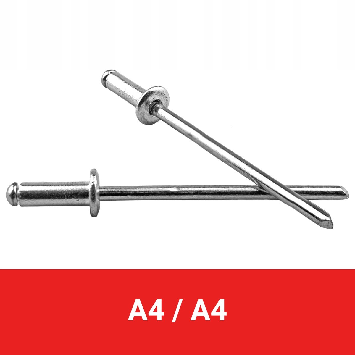 Blindklinknagels 4x12mm RVS A4 - 500 stuks