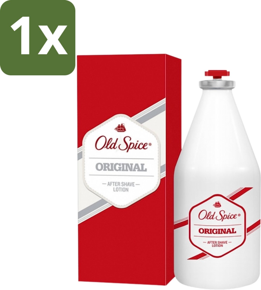 1 x Old Spice - Original - Aftershave Lotion - Verfrissend - 100 ml - Aftershave Lotion - Aftershave - Mannelijke Geur - Huid Verzorging - Scheren Na