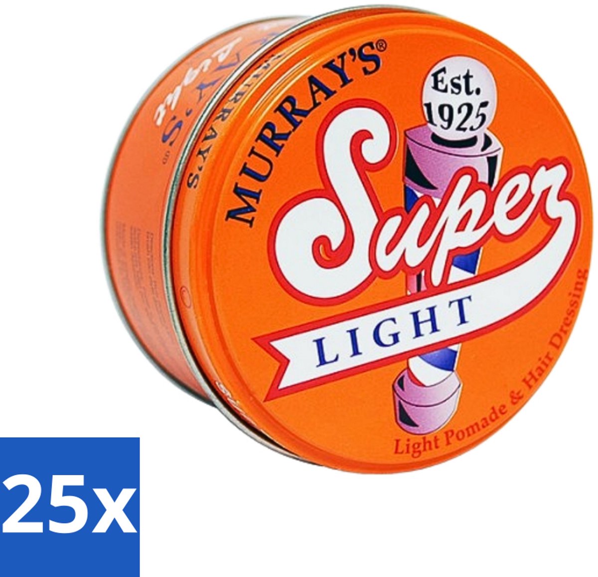 Murray's - Super Light - Pomade - Lichtgewicht Hold - Glanzende Afwerking - 85 ml - Bulkverpakking - 25 stuks
