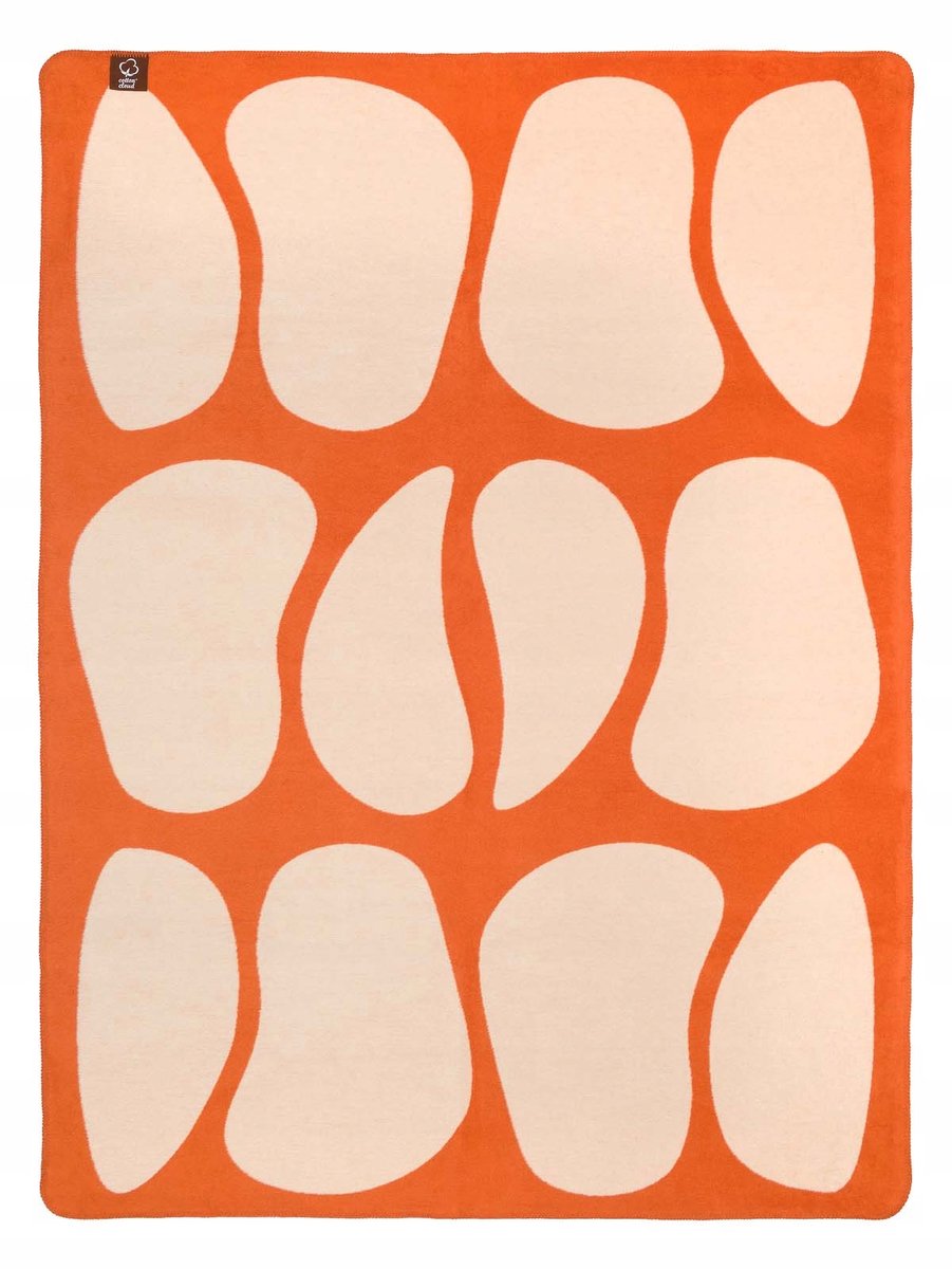 Zacht Acryl Katoenen Deken 150x200cm - Oranje Plaid