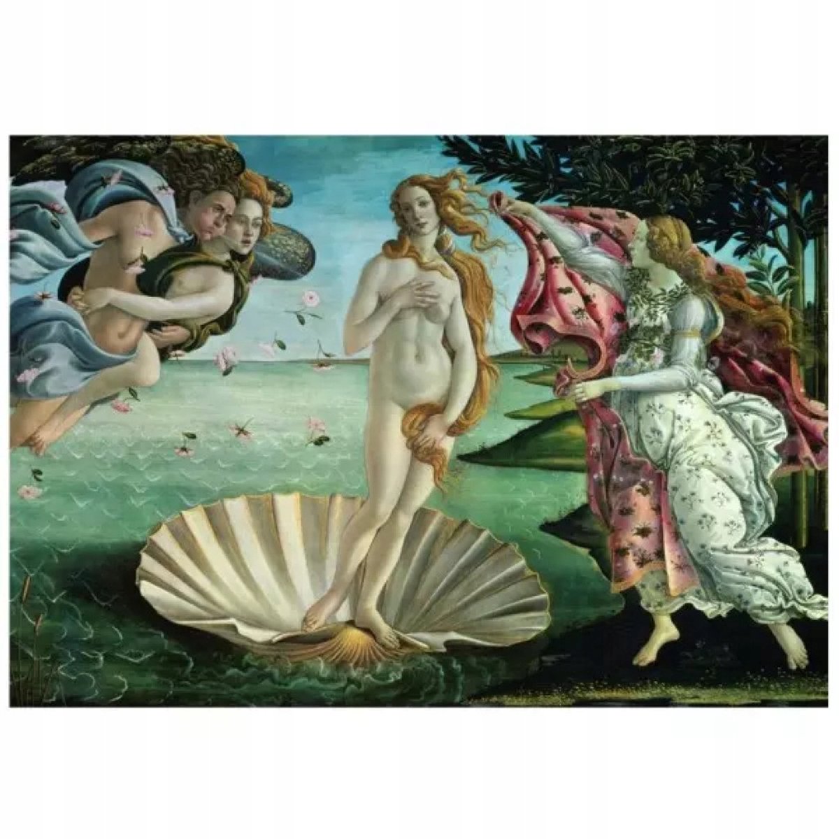 Eurographics - de geboorte van venus [la nascita di venere] - sandro botticelli - 1000 stukjes 48×68cm (b×h) - fine art legpuzzel