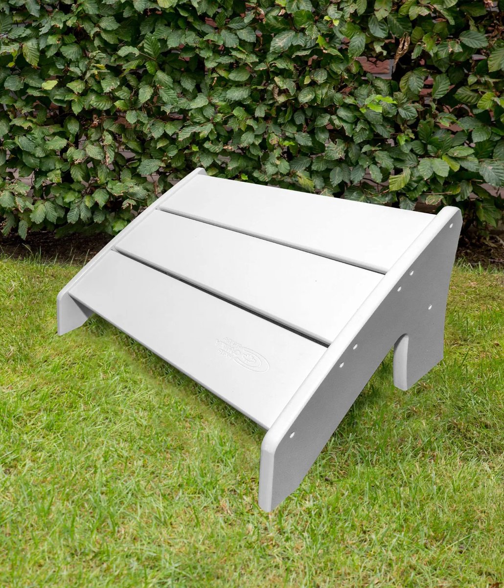Moderne Adirondack Voetenbank | Kunststof | Wit | Foot-Stool | Binnen 2-5 werkdagen geleverd | 10 jaar garantie | Canada Comfy Chair