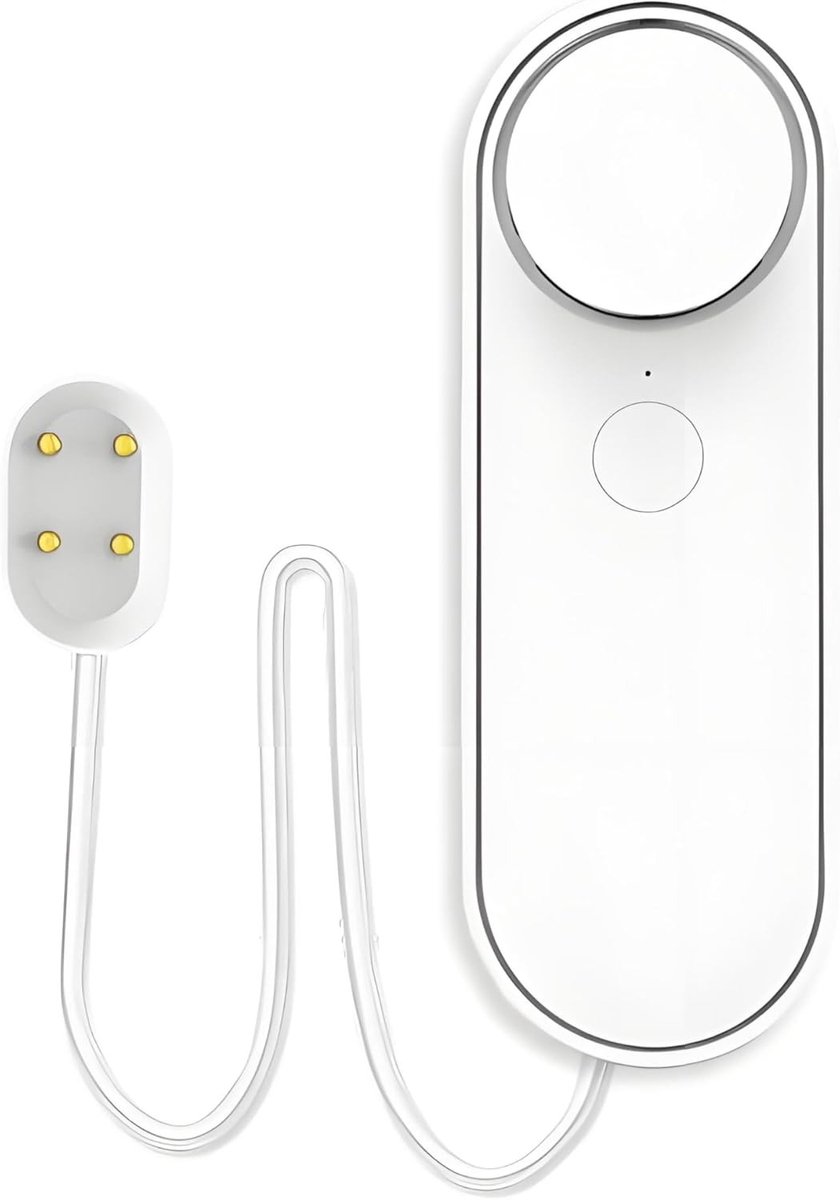 Slimme Waterlek Detector met App Meldingen en 100 dB Alarm voor Kelder, Badkamer en Zwembad met 2 Meter Detectielijn