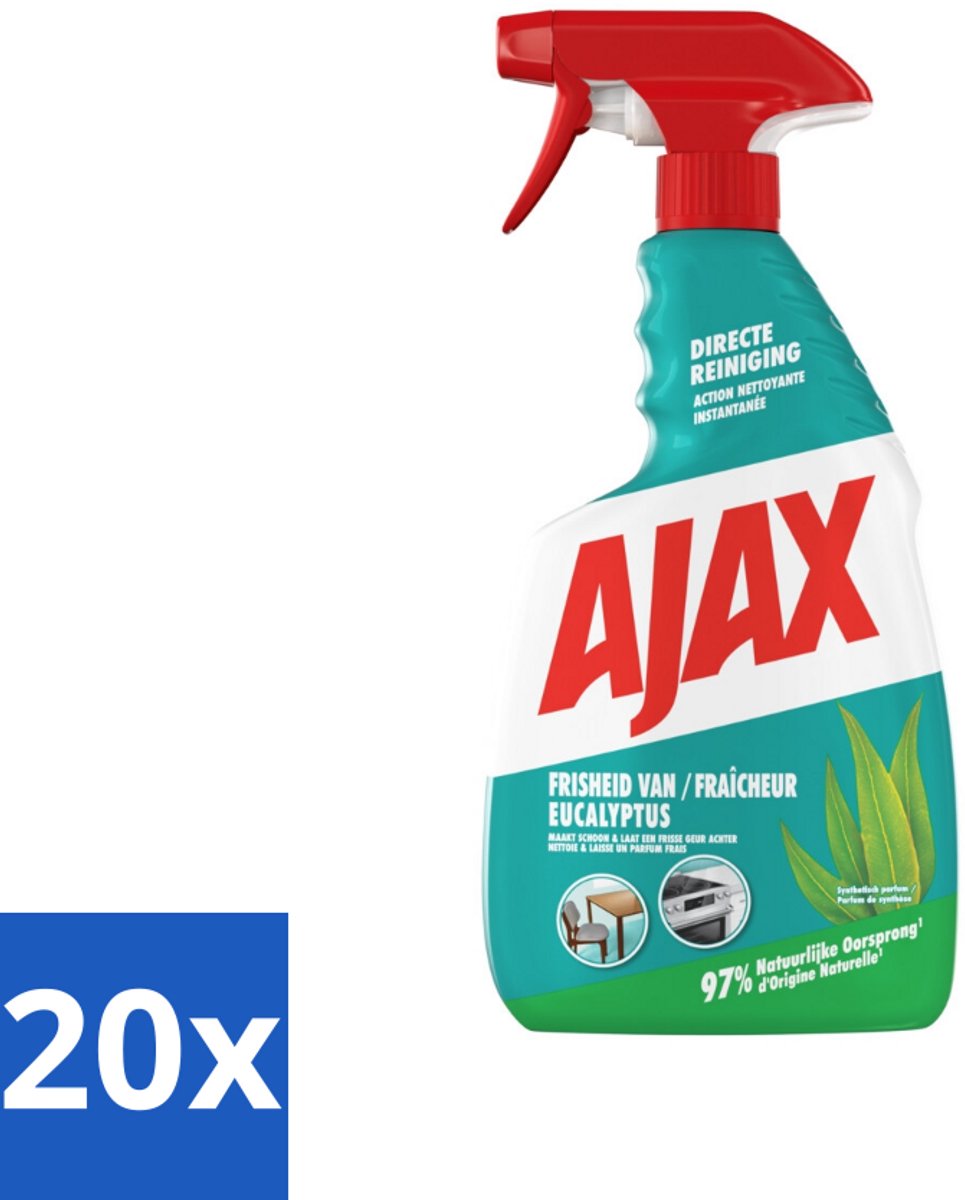 Ajax – Multi-Purpose Spray – Eucalyptus – 750 ml - Bulkverpakking - 20 stuks