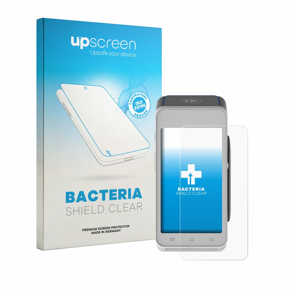 upscreen - Screenprotector voor Pax A910S - Folie Beschermfolie transparant antibacterieel