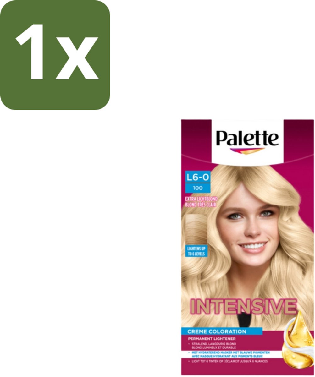 1 x Poly Palette – Haarverf – 100 Extra Licht Blond – 115 ml - Haarkleur - Blond - Haarkleuringscrème - Haarkleuringsproduct - Haarverzorging