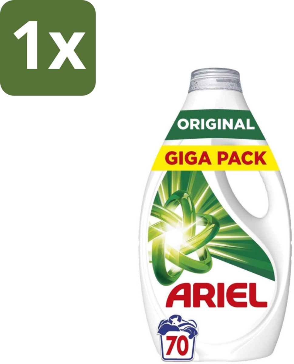 1 x Ariel – Vloeibaar Wasmiddel – Original – 3150 ml – 70 wasbeurten - Vloeibaar Wasmiddel - Vlekverwijdering - Wasmiddel Voor Vlekken - Wasmiddel Voor Kleding - Wasmiddel 3150 Ml