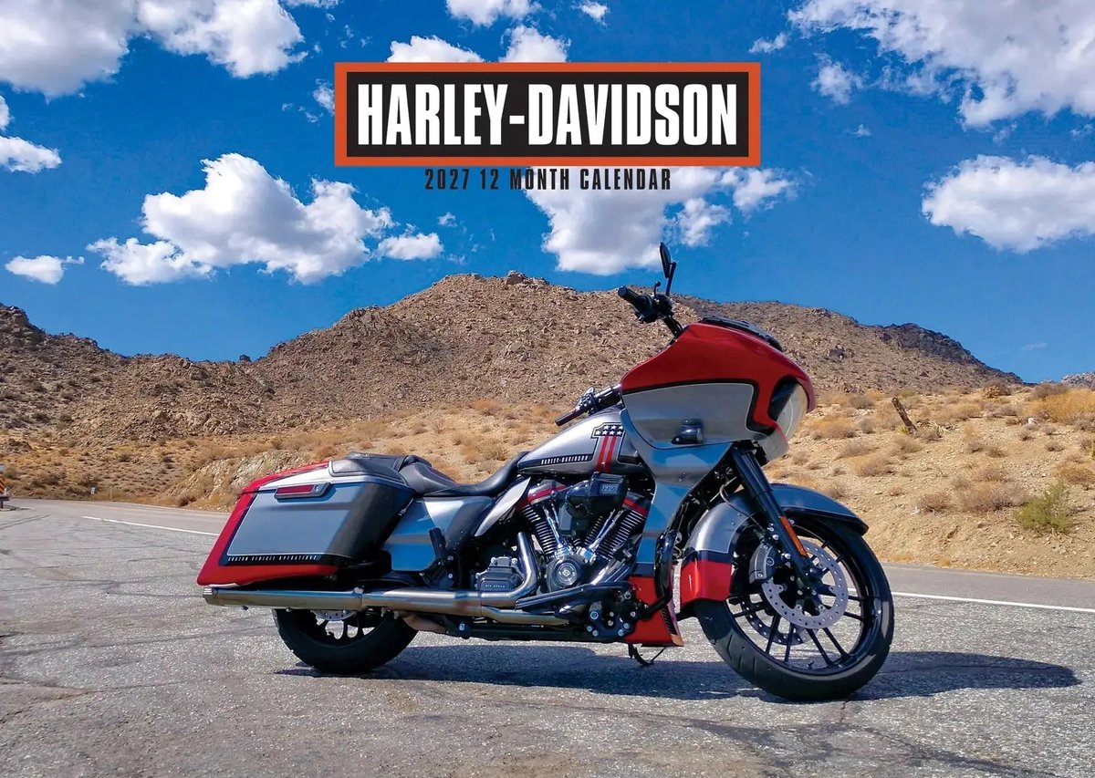 Harley Davidson A3 Kalender 2027