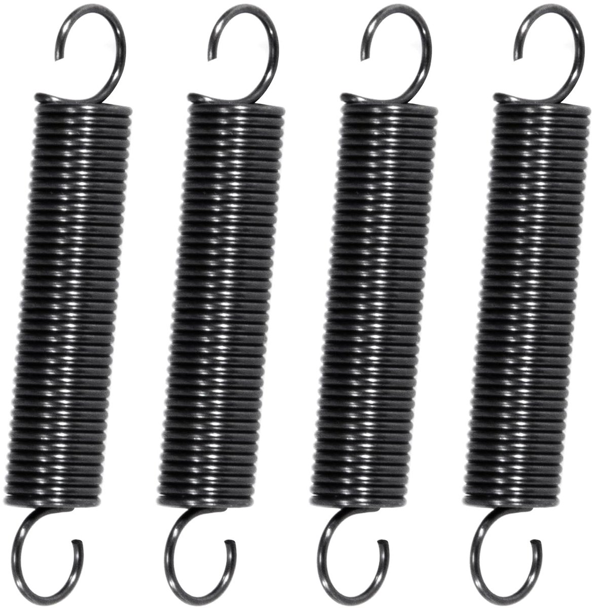 Tension Springs 30 mm met Haakjes, Piano Draadveren, Draaddiameter 0.55 mm, Buitenmaat 5 mm, 0.7 kg Sterkte, Verpakking van 20 Stuks, Ideaal voor Mechanische Toepassingen en Klussen