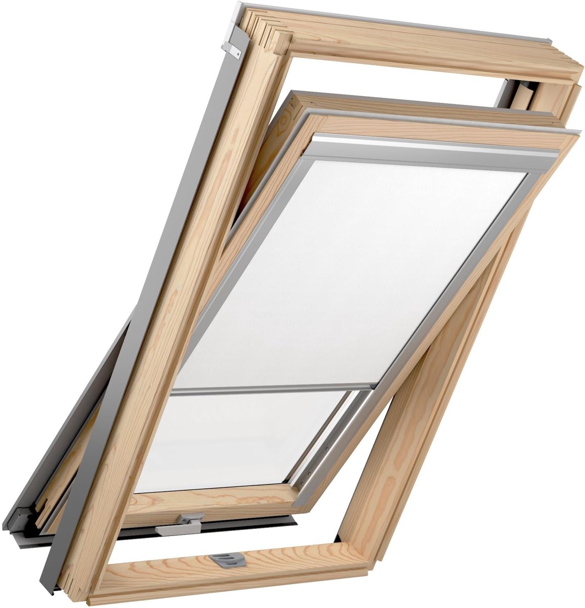 Elzusha - Blackout Rolgordijn voor Velux Dakramen 78x98 cm