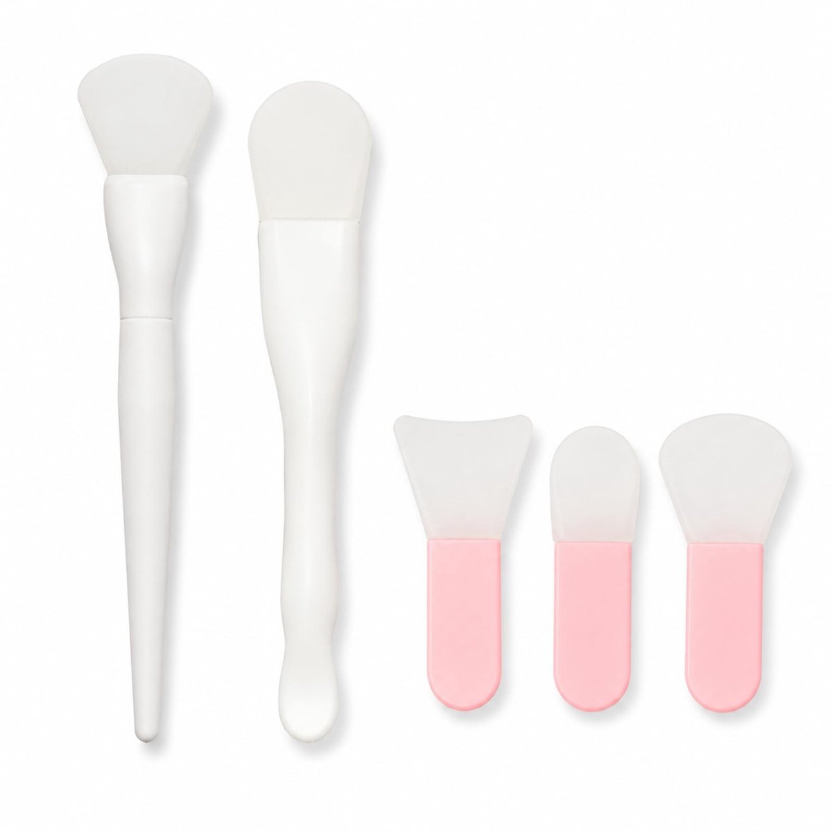Elzusha - Set van 5 Silicone Gezichtsmasker Borstels