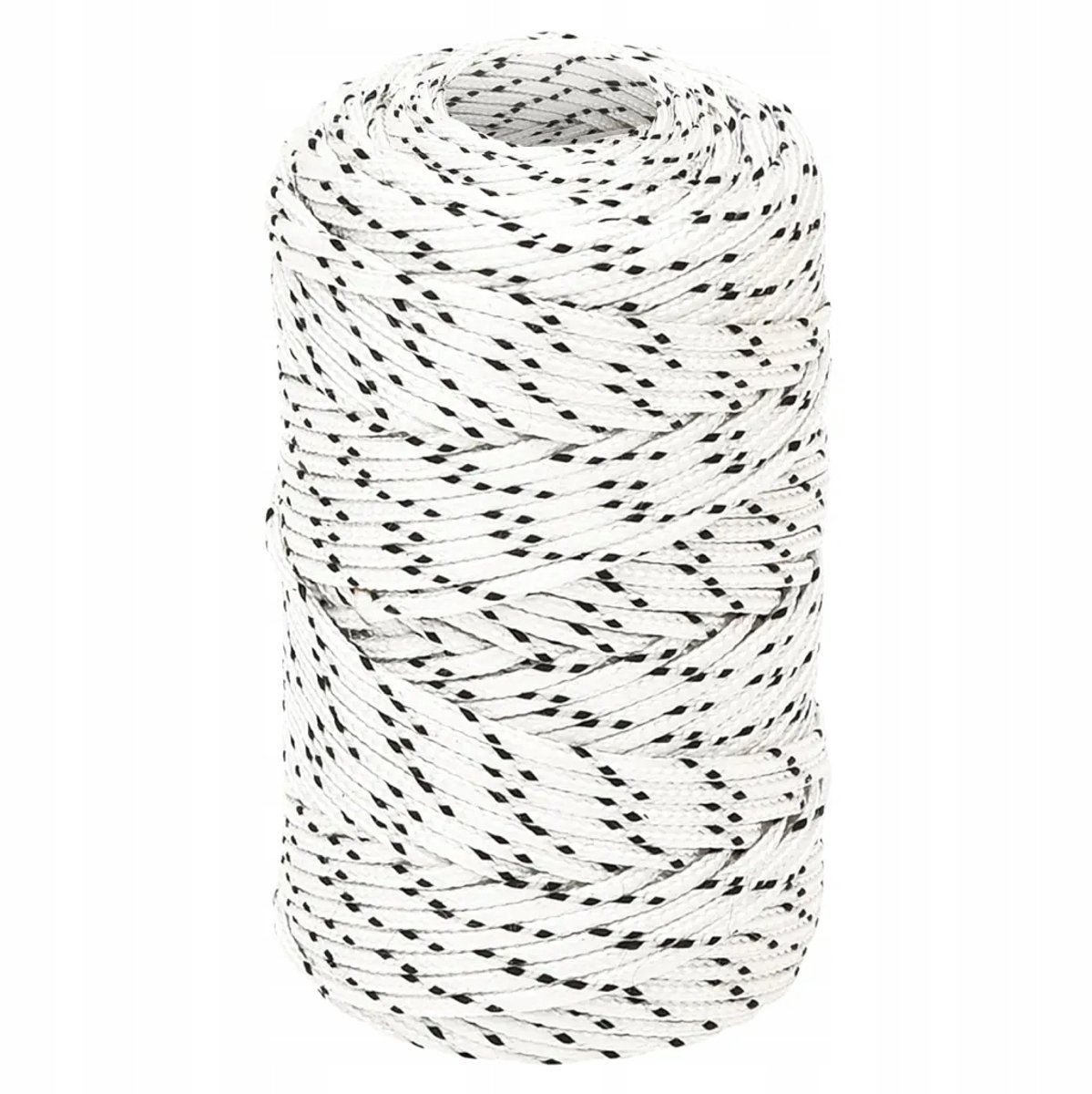 Wit Polyester Gevlochten Touw 2mm - 100m