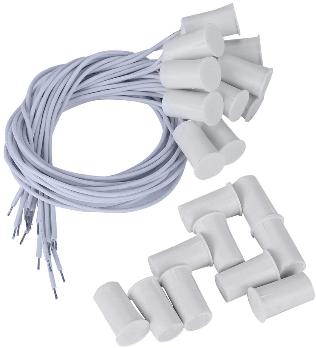 10 Draadloze Deur- en Raamsensoren met Magnetische Schakelaar voor Alarmsystemen en Beveiliging