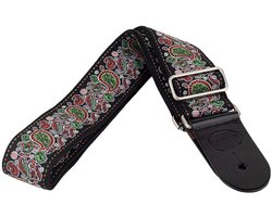 Gaucho GST-196-02 Traditional Series gitaarband – Groen/Rood