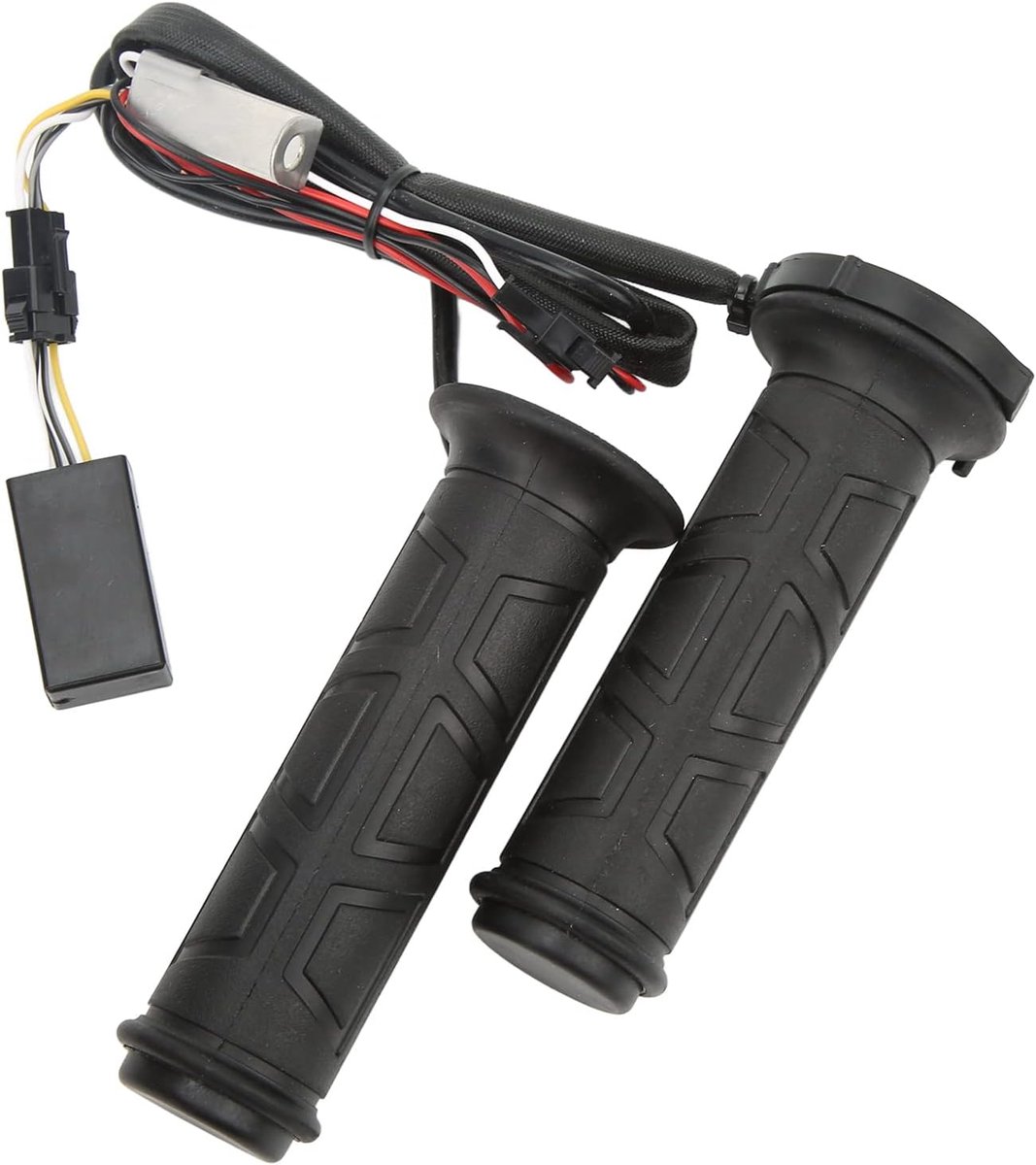 Handgrepen voor Motorfiets, 12V Universeel 7/8 Inch 22 Mm Motor ATV Verwarmde Handgrepen Warmers Stuurgrepen met Temperatuur van 50‑70℃ 4 Versnellingen