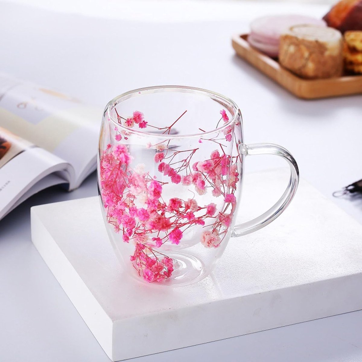 350 ml cappuccinoglazen, dubbelwandig glas, latte macchiato-glazen, thermoglazen, dubbelwandige theeglazen