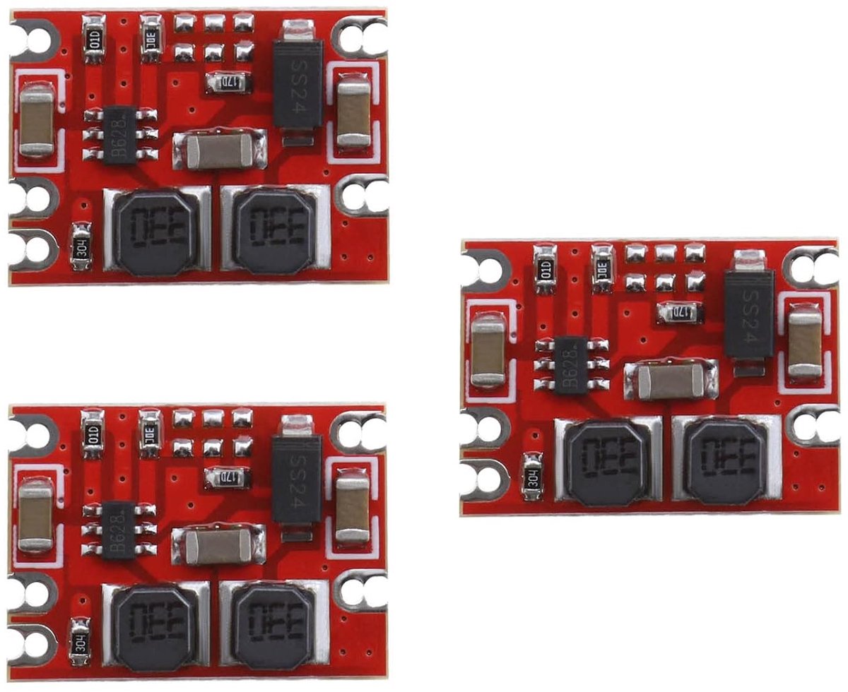 3 stks DC-DC Boost Buck Converter Module DC3-15V naar 5V Verstelbare Step-up Step-down Spanningsregelaar Voedingsmodule UP/Down