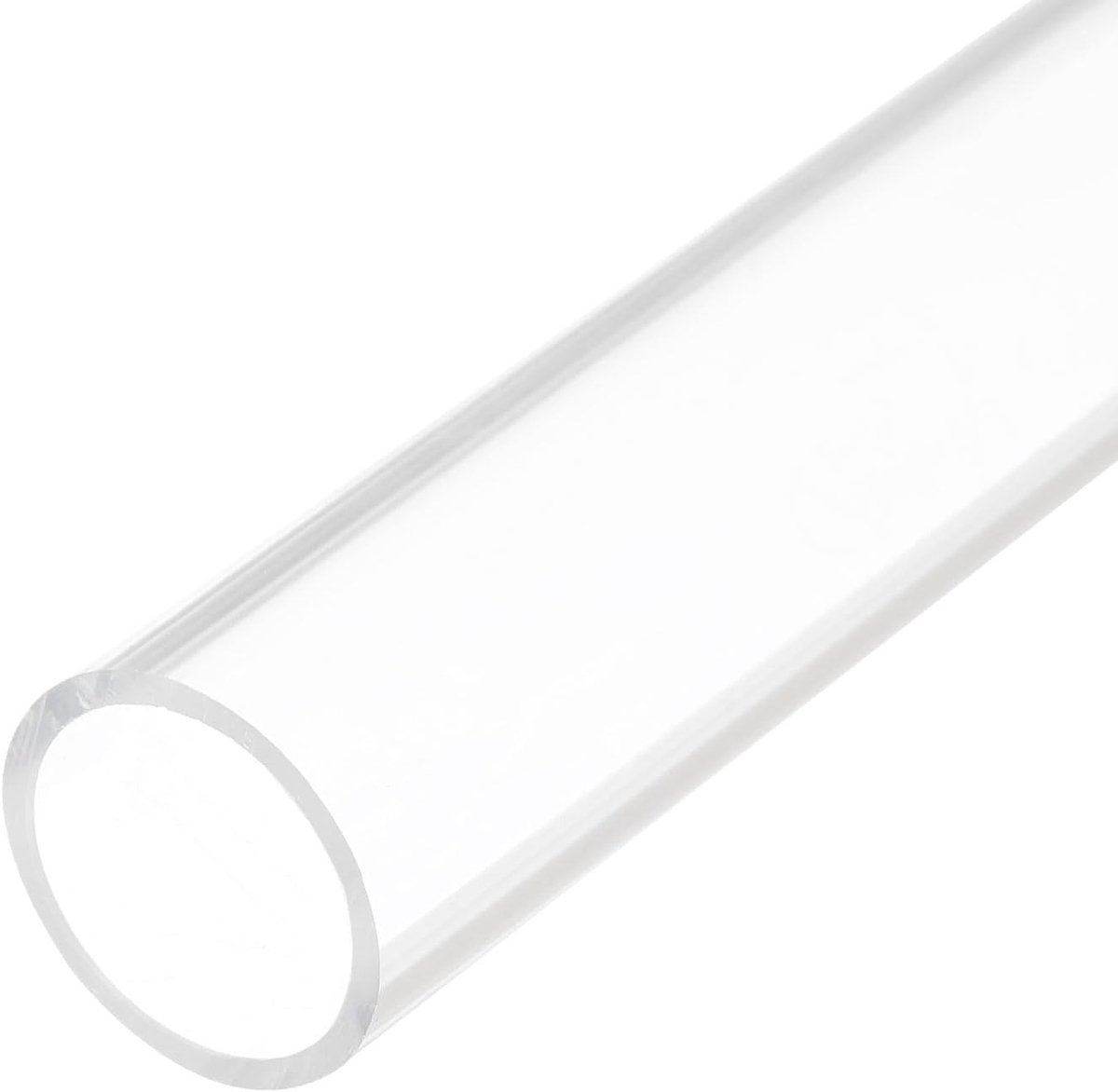 Ronde buis van transparant acryl 17 mm ID 20 mm OD 6 inch voor lampen en lantaarns, waterkoelsysteem