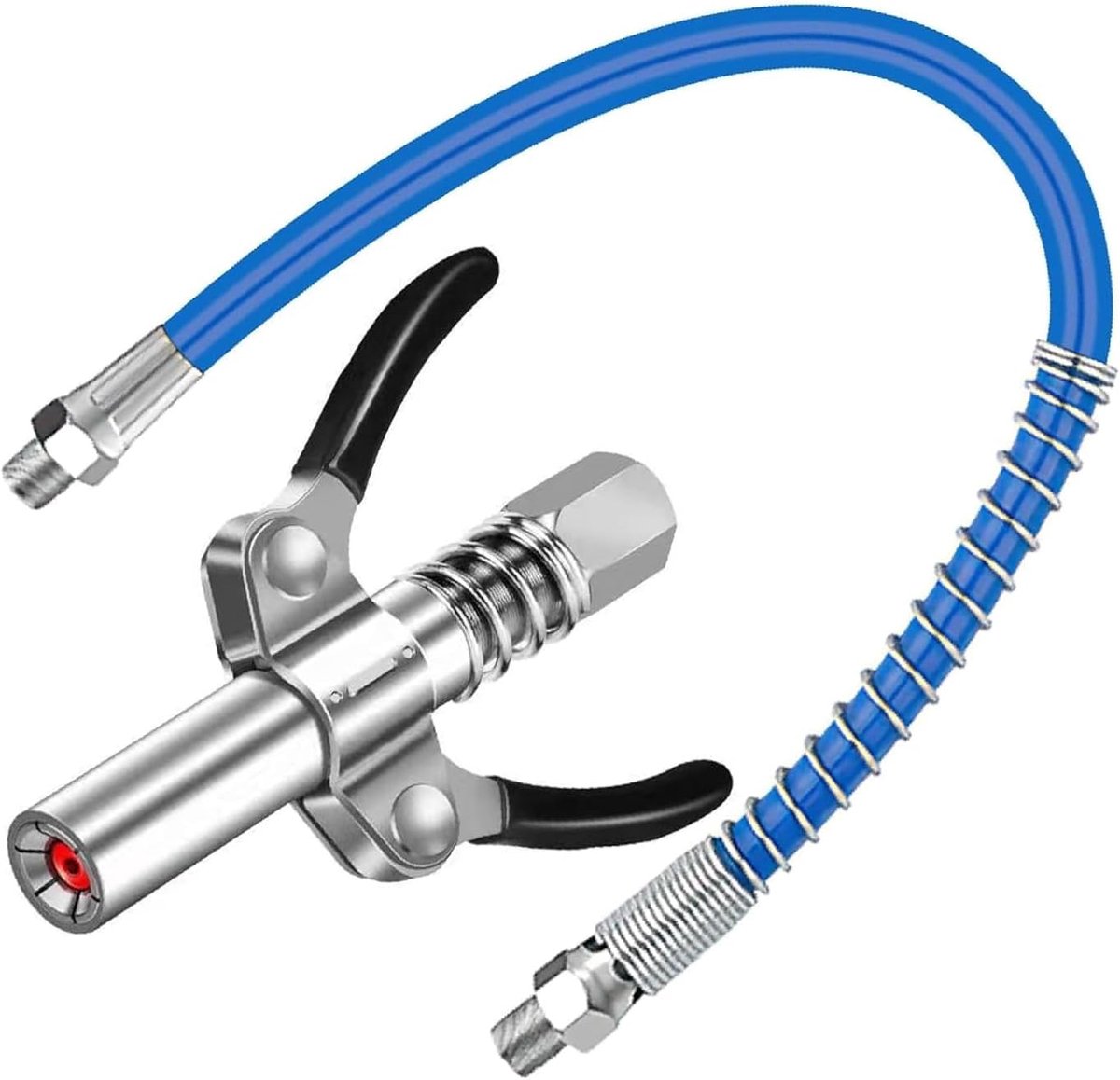 dubbele handgreep, G-coupler met 30 cm slang, vetspankoppeling voor kegelsmeernippel, vetpers voor alle soorten vetpersen