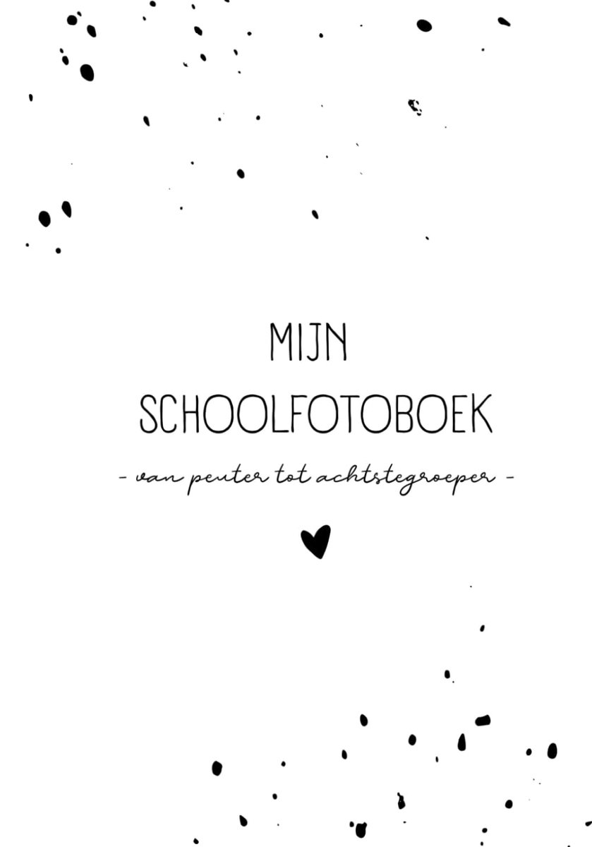 SnelShoppen - Schoolfotoboek voor peuters tot achtstegroepers, 30 pagina's, luxe hardcover, kleurrijke illustraties, ideaal voor schoolherinneringen e