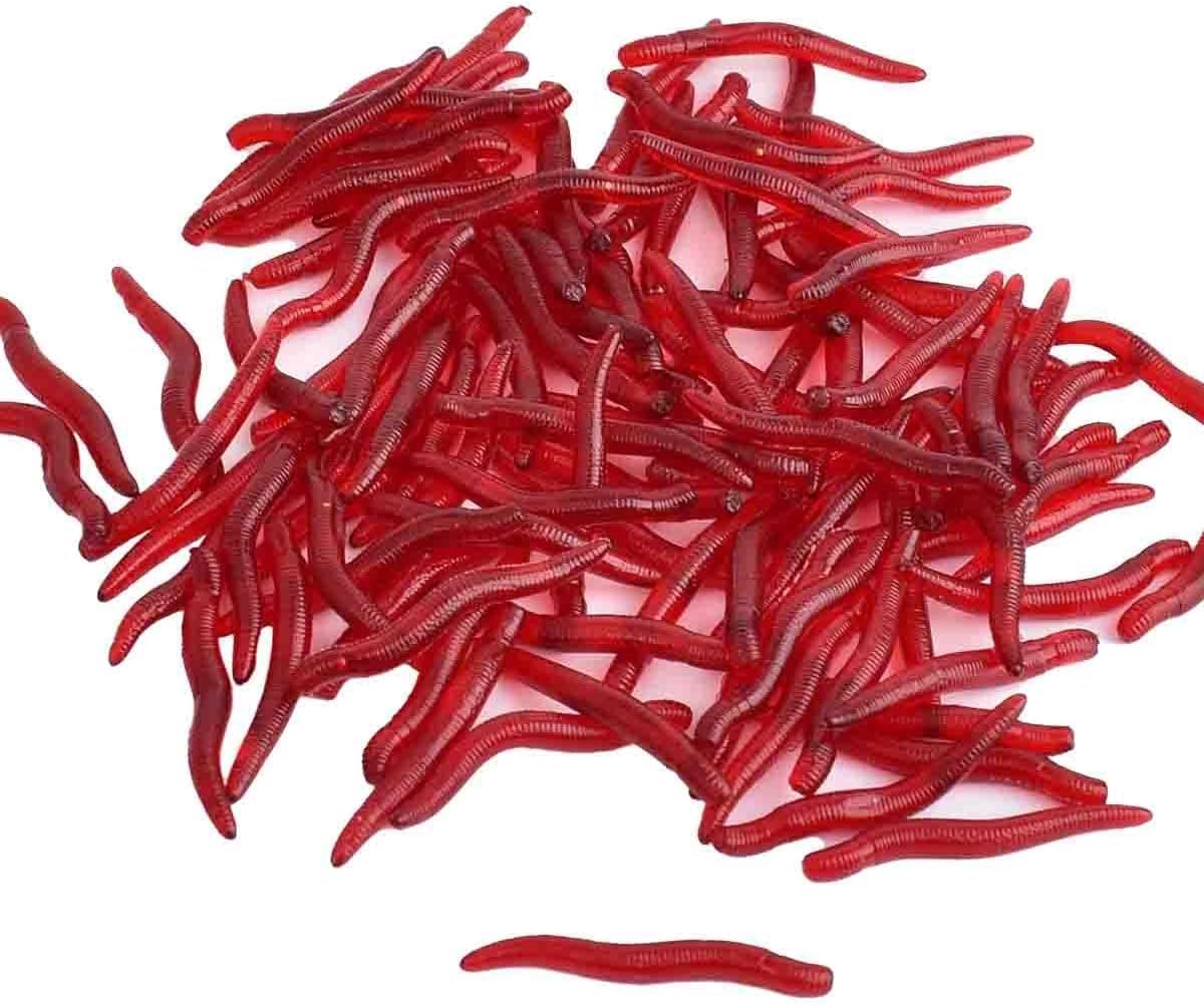 Zachte Aas Set Realistische Valse Regenworm Worm Elastische Rubber Regenworm Visaas