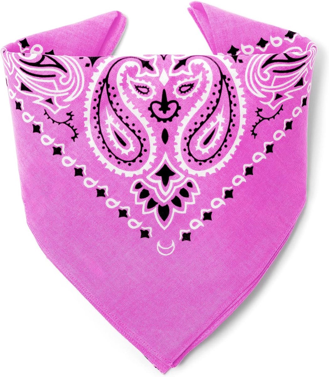 ...KARL LOVEN - Bandana - Paisley motief - 100% Katoen - Superieure Dikte - 20 Exclusieve Kleuren