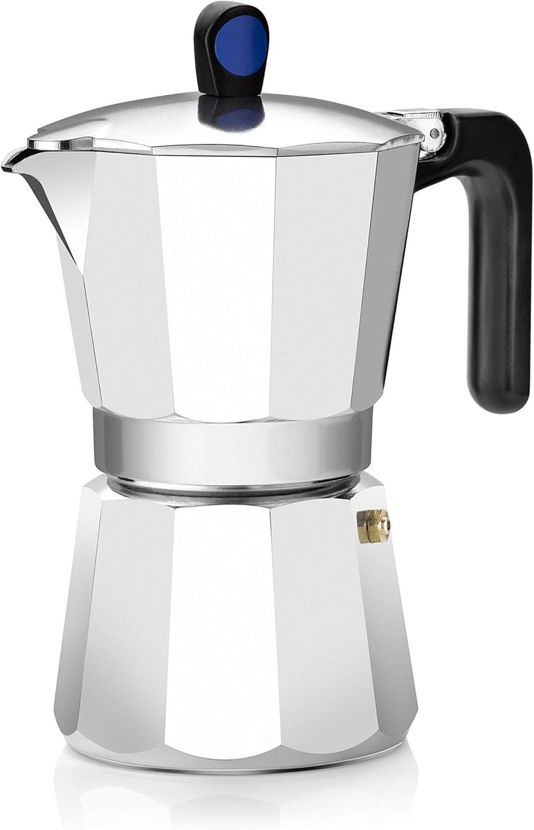 Koffie, Multi-Colour | aluminium, zilver, 12 kopjes