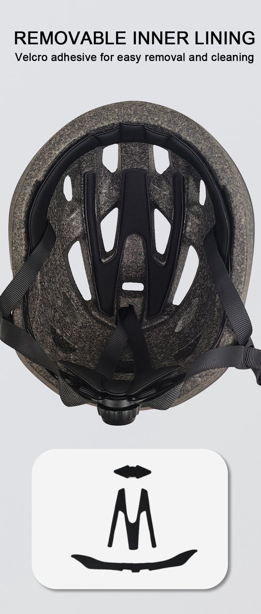 Sportieve Fietshelm voor Dames & Heren - Magnetisch Vizier, USB Achterlicht en Verstelbare Pasvorm — afbeelding 2