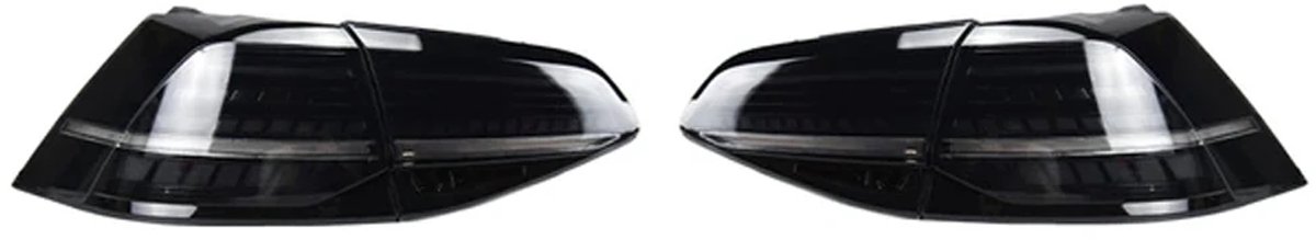 LED Achterlichten Set voor Volkswagen Golf 7 (2013 - 2016) – Smoked – Dynamische Richtingaanwijzers – Plug & Play – E - gekeurd – 2-delige Set