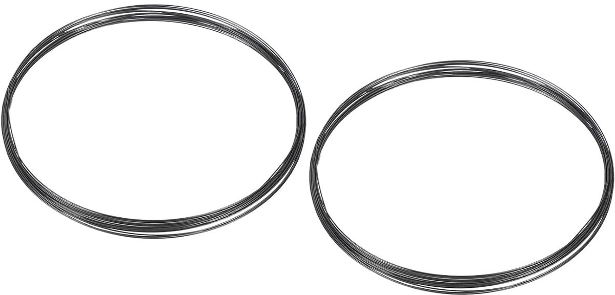 Wolfraamdraad, 99,99% zeer zuivere wolfraamdraad, 0,05 mm diameter x 5 meter lengte, wolfraamdraad, metalen spoel voor gloeilampenproductie, elektronica-industrie