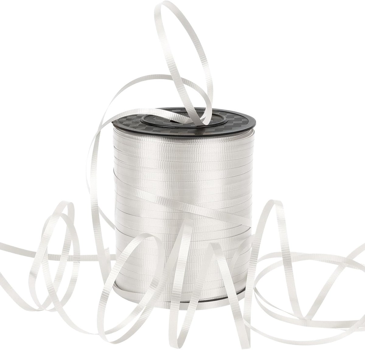 500 meter ringband cadeaulint (reliëf zilver)