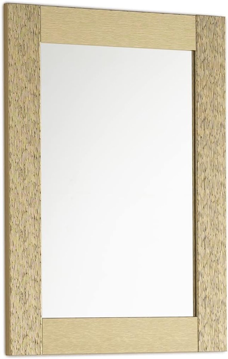 Luxe spiegel, 76 x 56 cm, goud, wandspiegel, gemaakt in Italië