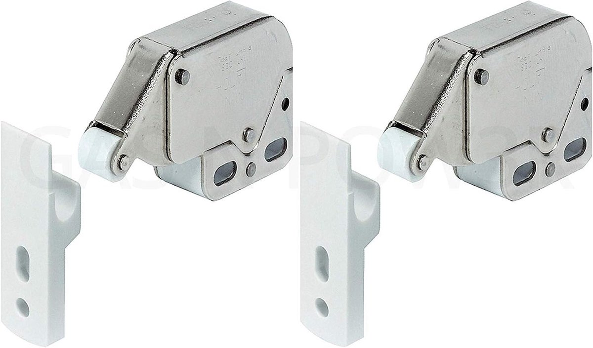 x2 Mini Touch Catch Klink Kasten Caravan Camper Kast Deuren